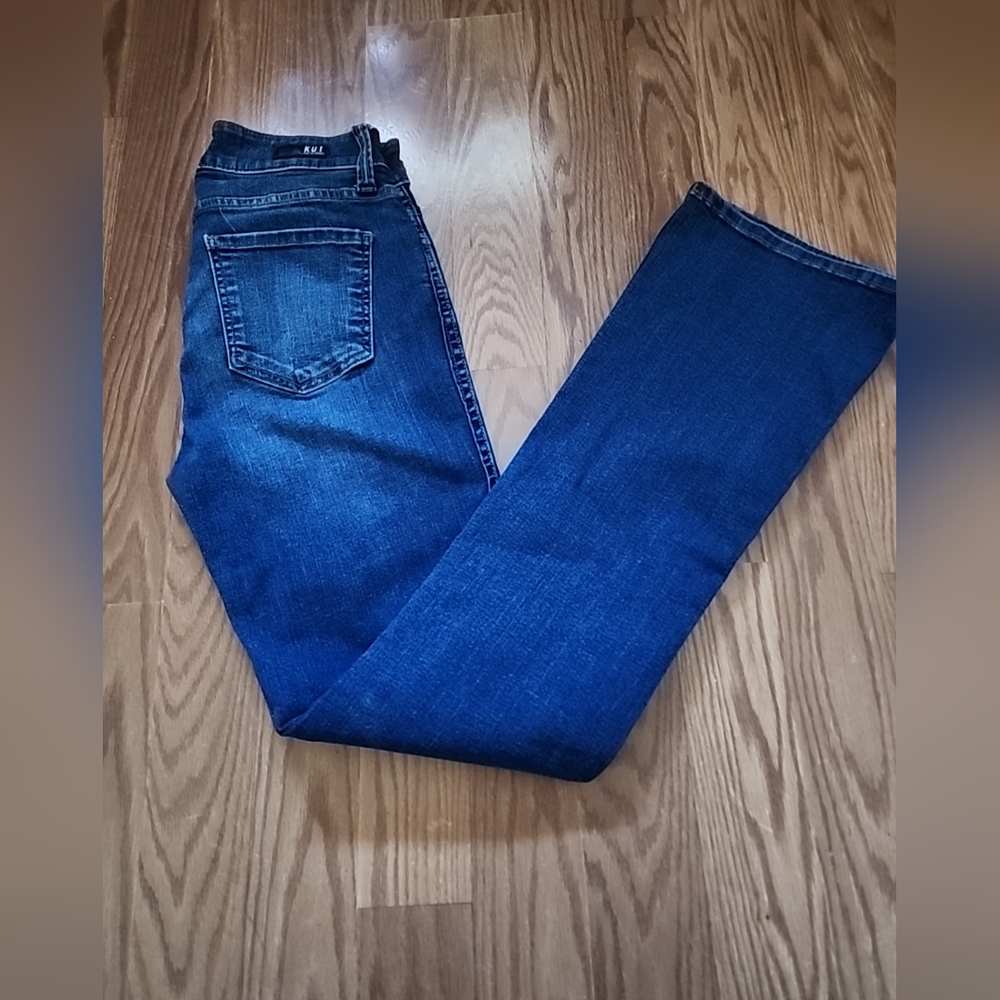 Kut From The Kloth Blue Women's Jeans Flare Natalie Bootcut‎ Size 4